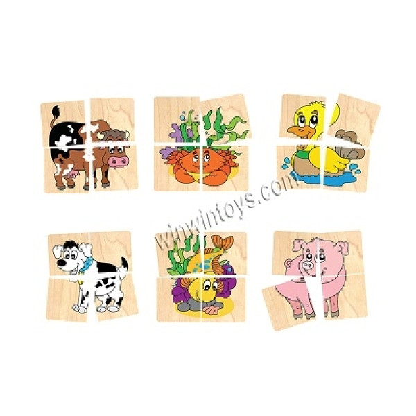 Bộ ghép hình 10 con vật (64392)